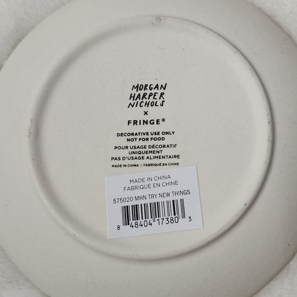 Morgan Harper Nichols By Fringe Dare To Try New Things Stoneware Trinket Tray - Picture 5 of 5